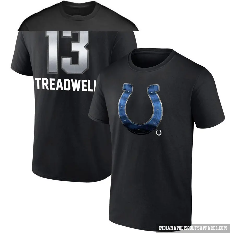 Youth ＃13 Laquon Treadwell Indianapolis Colts Black Midnight Mascot T-Shirt